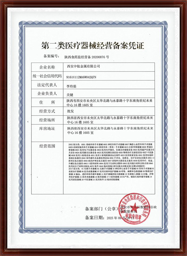 二类备案证
